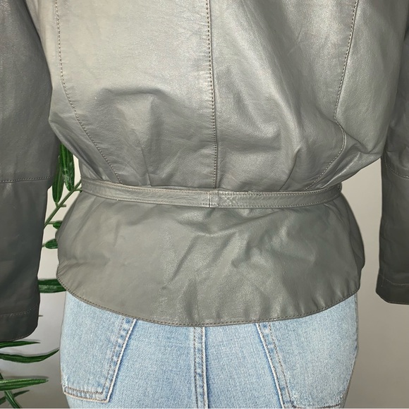 v i n t a g e :: Funnel Neck Leather Jacket Patchwork Phoenix - Picture 11 of 15